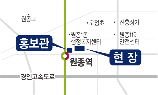 오시는 길 지도